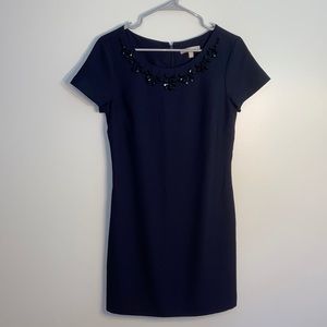 Banana Republic blue embellished dress